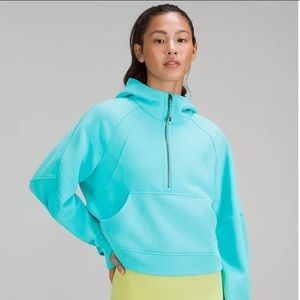 Lululemon Electric Turquoise Scuba Hoodie XS/S
